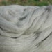 Silver Combed Top Finn Wool Spinning Felting Fiber Grey Finnsheep Made in USA Farm Grown Natural