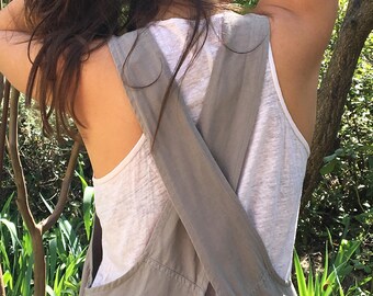 linen japanese apron