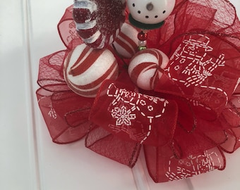 Christmas Gift Bow Gift Basket Bow Christmas Present Ribbon Gift Wrap Holiday