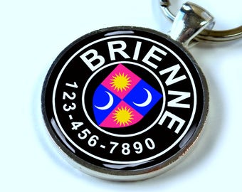 Game of Thrones Brienne of Tarth custom pet id tag unique pet id tag dog tag cat tag