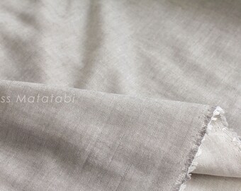 Japanese Fabric Kokochi Double gauze - GRY - 50cm