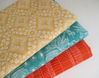 SALE - Quilting Fabric Bundle - Fabric by the Yard - 1/2 Yard Fabric Bundle - Total 1.5 Yards - Cotton Fabric - Designer Fabric