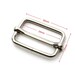 Tri-glide Slide w/ Adjust - Metal - 1 Inch - Nickel Plate (10 PCS)