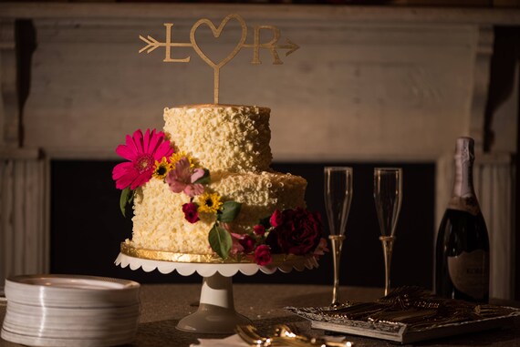 Rustic Wedding Arrow Cake Topper Rustic Wedding Arrow Cake Topper