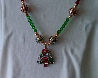 Christmas Tree Necklace