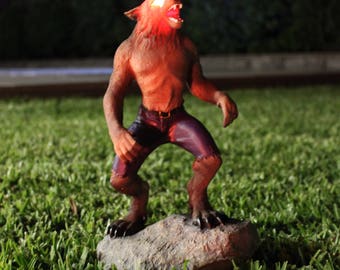 Solar Powered Werewolf Home & Garden Statue