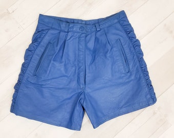 80s // Rocket leather shorts