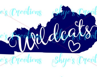 Kentuky Wildcats svg cutting files group