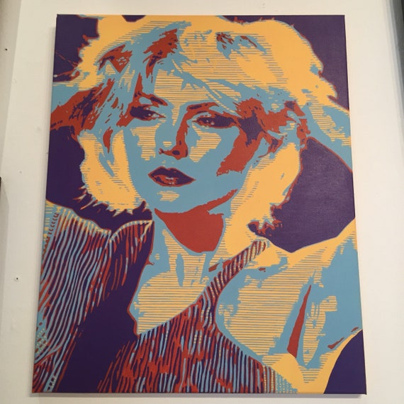 Deborah Harry / Blondie Portrait (original in acrylice on Canvas