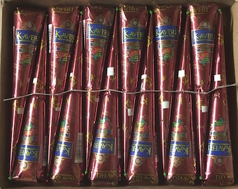 Natural Herbal Kaveri Brown Henna Cones Temporary Tattoo Body Art Ink CHOOSE QTY