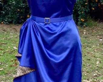1950's bombshell wiggle party dress