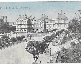 Paris, France, La Palais du Luxenbourg, Antique Circa 1910 Unused French Postcard