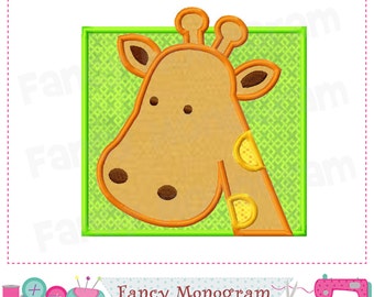 Giraffe applique,Giraffe design,Giraffe embroidery,Giraffe.