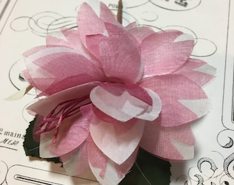 Sweet pink vintage millinery flower