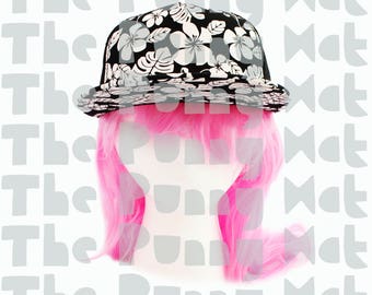 Hibiscus Trucker hat