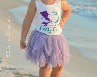 mermaid 4th birthday outfit