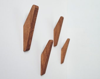 Wall Hooks GATIS / Coat hooks / Wall decor / Bathroom storage / Coat rack wall mount / Home decor / Made by DABA