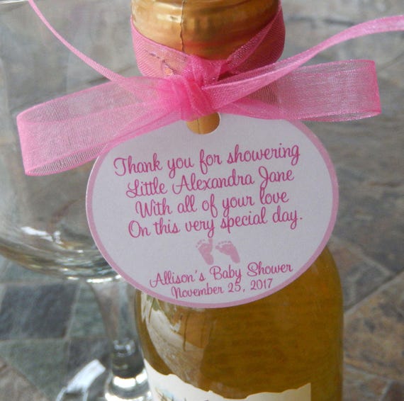 50 Baby Shower Custom 2 Thank You For Showering Favor Tags 33 00