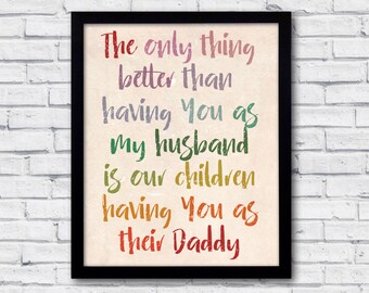 Fathers Day Card From Wife. Fathers Day For Husband. Fathers