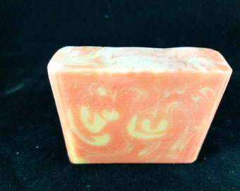Pink Grapefruit All Natural Soap/ Artisan Soap/ Luxury Soap/ Vegan Soap/ Handmade Soap/ Handcrafted Soap/ Bar Soap/ Homemade Soap/ Soap