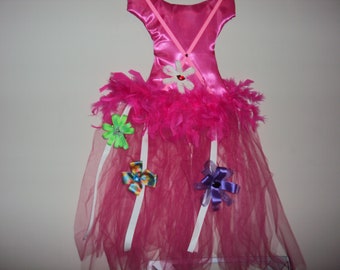 149 Hot Pink Tutu Hair Bow Holder