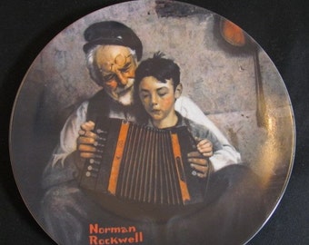 Norman Rockwell Plates "The Tycoon" "The Music Man" "The Ship Builder", & more Knowles Collection Vintage 1980s CHOICE