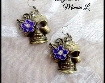 Boucles d'oreilles *Skull*