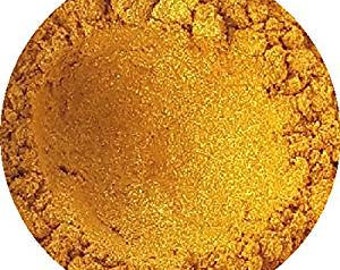 RICH GOLD 10g Natural Mica Pearl Powder Pigment Soap Candle Cosmetic Colorant for Slime Making DIY Makeup Bath Bomb Coloring Nail Polish too