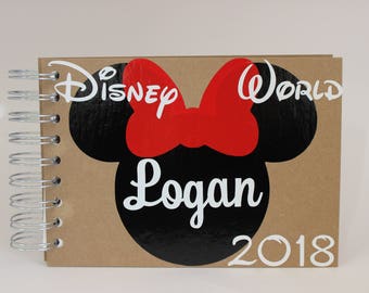 Custom Disney Autograph Book Personalized Minnie Mouse 2018