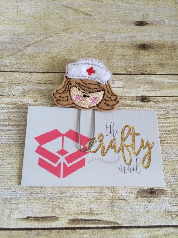 Nurse Planner Clip/Paper Clip/Feltie Clip.
