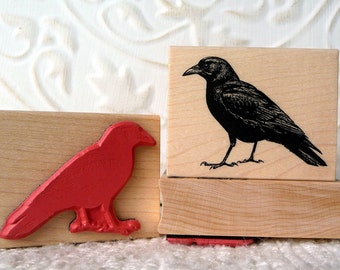 Timbre en caoutchouc Crow commune d’oldislandstamps