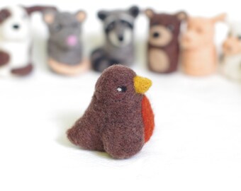 Needle Felted Robin