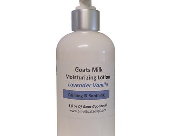 Lavender Vanilla Lotion, Lavender Lotion, Lotion, Goat Milk Lotion, Goats Milk Lotion
