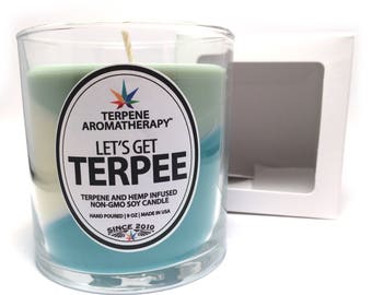LET'S GET TERPEE: Terpene, Hemp and Soy Wax Strain Inspired Girl Scout Cookies Candle