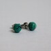 Value Pack! Stainless Steel Earrings Studs with Turquoise (1 pair) and Studs Crystal (2 pairs), set of 3 pairs!