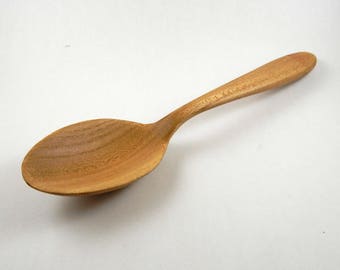 Hand Carved Elm wooden Spoon