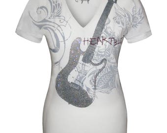 Rock Guitar Glitter T-shirt