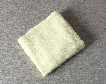 Light Yellow Cotton&Linen Fabric 50cm X 130cm