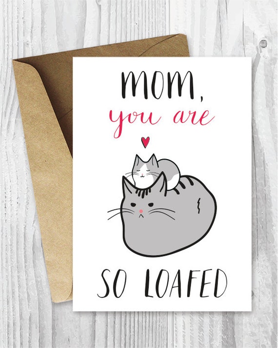 Printable Cards Mothers Day Mothers Day Card Unique Cat Mom Printable Cards Mothers Day Mothers Day Card Unique Cat Mom