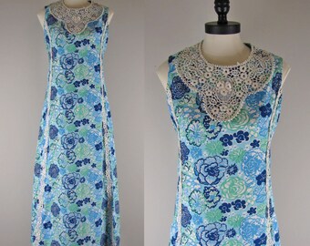 1960s Lilly Pultizer Maxi Dress / Vintage Lilly Pultizer Maxi Dress