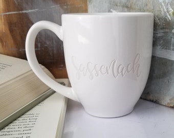 Sassenach Engraved Coffee Mug, Outlander Coffee Cups, Outlander Gifts, Gifts for Her, Cups and Mugs, Pretty Coffee Mugs, Minimalist Mugs