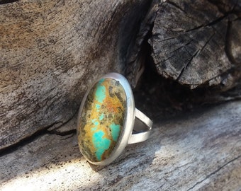 Turquoise Ring Size7.5~Sterling Silver sale~Fashion Rings