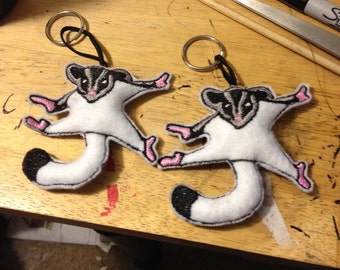 Sugar glider keychain