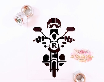 Motorcycle Gifts, Motorcycle Decal, Harley Decal, Motorcycle Yeti Decal, Mug Decal, Instant Pot Decal, Car Decal, Water bottle decal