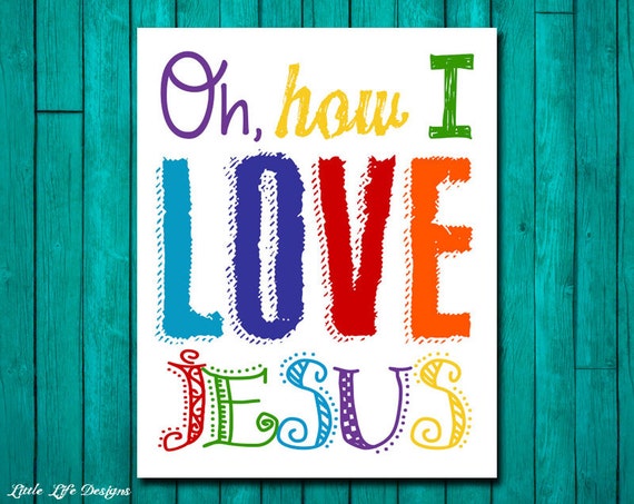 Surf sun sand decal quotes wallquotes flower Oh how I love Jesus. Church Wall Art. Nursery Decor. Kids