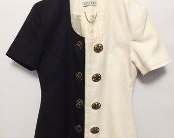 Vintage Black/White Jacket