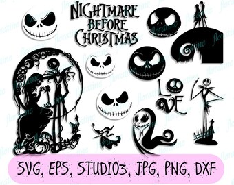 Download Jack skellington svg | Etsy