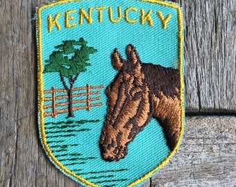 Kentucky Vintage Souvenir Travel Patch from Voyager - New In Original Package