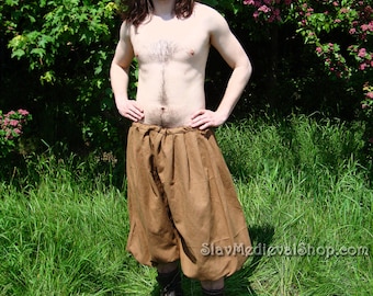 Early Medieval Viking baggy pants / trousers, Historical Pattern , for Viking Reenactors, Viking Costume