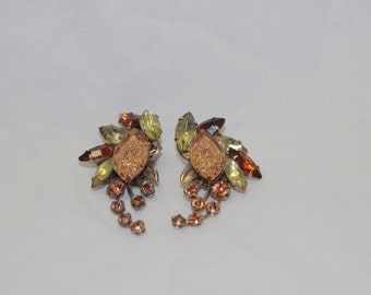 Vintage Judy Lee Clip Earrings